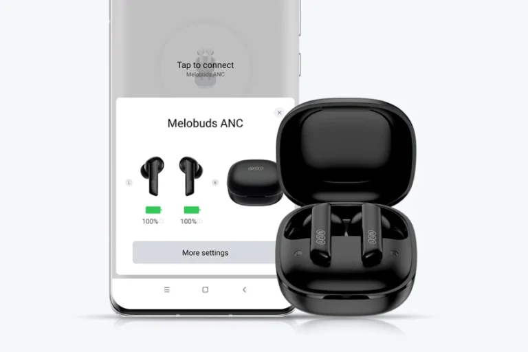 Fone de ouvido QCY HT05 Melobuds, com cancelamento de ruído ativo